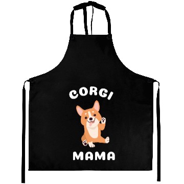 Discover cute corgi mama Aprons