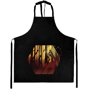 Discover Modern Forest With Deer Aprons