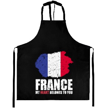 Discover France Flag Aprons