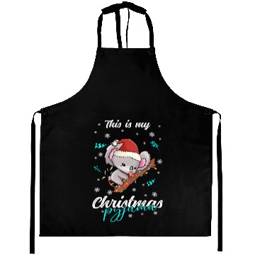 Discover Winter Christmas Pyjama Koala Aprons