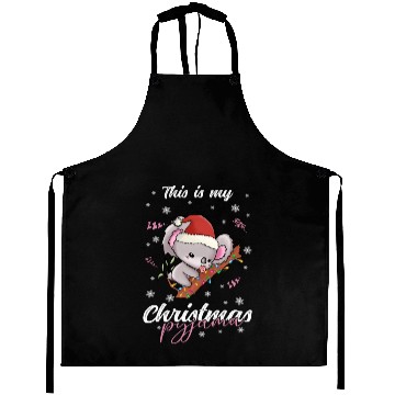 Discover Winter Christmas Pyjama Koala Aprons