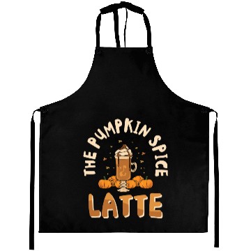 Discover Pumpkin Spice Latte Halloween Coffee Lover Tarot Aprons