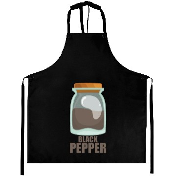 Discover Black Pepper Spice Flavor Food Cooking Aprons