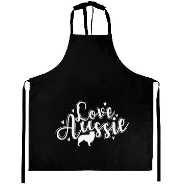 Discover Love Aussie Australian Shepherd Dog Aprons