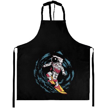 Discover Astronaut Surfing Aprons