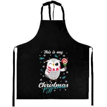 Discover Winter Christmas Pyjama Owl Aprons