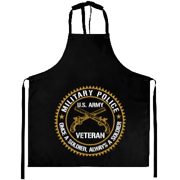 Discover Military Police Us Army Veteran Once A Soldier Alw Aprons