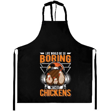 Discover Chickens Gift Farmer Chicken Coop Aprons