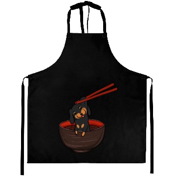 Discover Dachshund Dipping Noodles Aprons