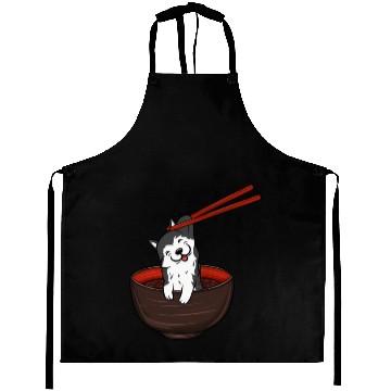 Discover Husky Dipping Noodles Aprons