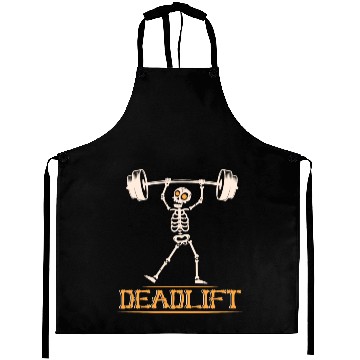 Discover Skeleton Deadlift Gym Workout Aprons