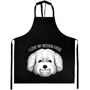Discover Dog Lover - I Love My Bichon Frise Aprons