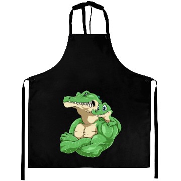 Discover Strong Crocodile with Crocodile Kid for a Aprons