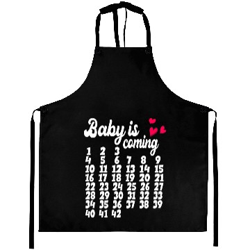 Discover Baby is coming Baby Development Aprons