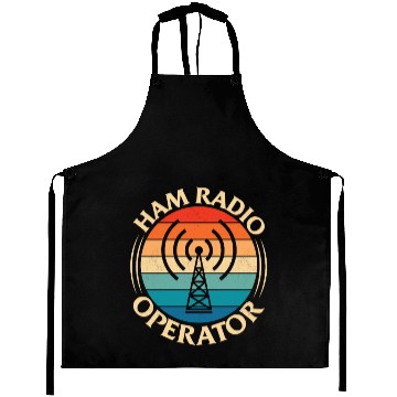 Discover Ham Radio Operator Amateur Morse Aprons