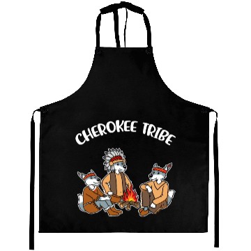 Discover Cherokee Tribe Funny Native Americans Gift Aprons
