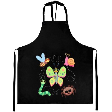 Discover Cool Insects Sunglasses Bug Lover Aprons