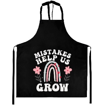 Discover Mistakes Help Us Grow Back To School Motivational Aprons