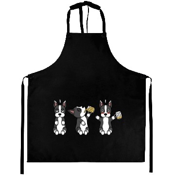 Discover Boston Terrier Beer Lover Aprons