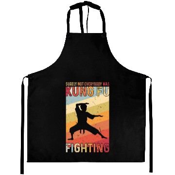 Discover Surely Not Everybody Was Kung Fu Fighting Aprons
