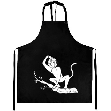 Discover Chimpanzee Monkey Orangutan Monkey - Funny Monkey Aprons