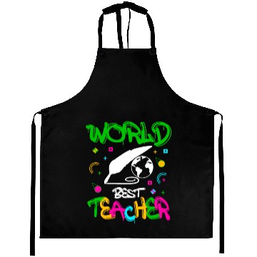 Discover World Best Teacher Funny Quotes Gifts Aprons