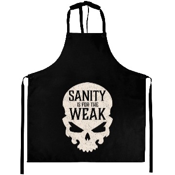 Discover Demon Skull Sanity is for the Weak Aprons