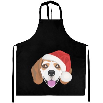 Discover Beagle Merry Christmas Aprons