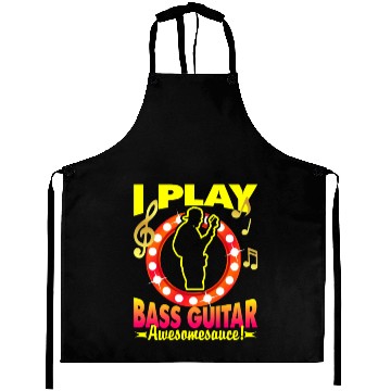Discover I Play Bass Guitar Aprons