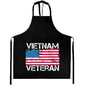Discover Vietnam Veteran Vintage Us Flag Military Vet Aprons