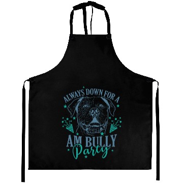 Discover Always down for a AM Bully Party Bulldog Aprons