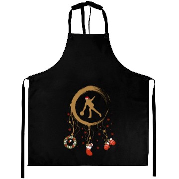 Discover Winter dreamcatcher Christmas Bowling Aprons