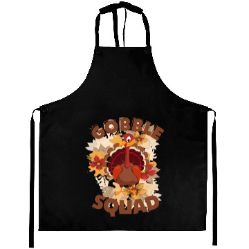 Discover Turkey Trot Squad gobble Essential Aprons