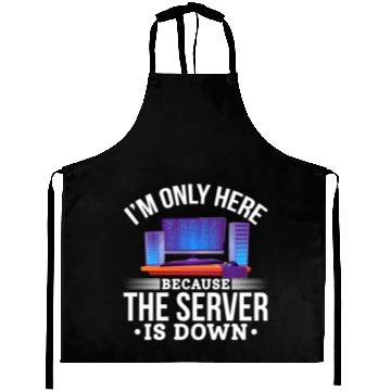 Discover Humorous Computer Science IT Joke Aprons