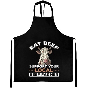 Discover Cattle Farming Cow Agriculture Beef Lover Aprons