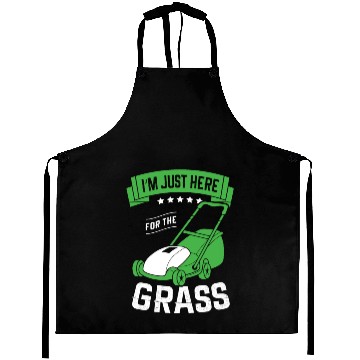 Discover I'm Just Here For The Grass Lawn Mower Landscaper Aprons