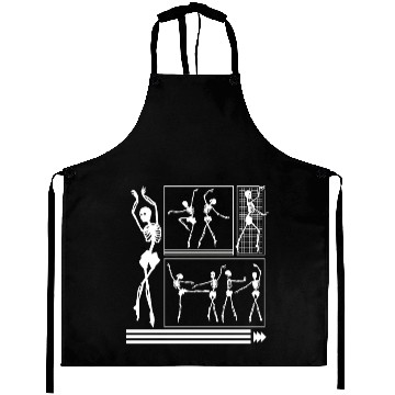 Discover Halloween Aprons, Skeleton Dancing Ballerinas