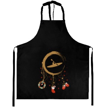 Discover Winter dreamcatcher Christmas Kayak Aprons