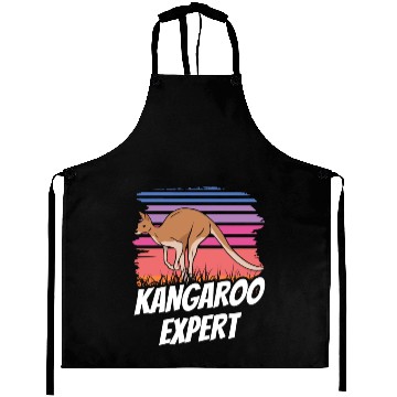 Discover Kangaroo Expert Australia Lover Kangaroos Animal Aprons
