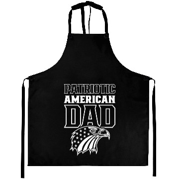 Discover Patriotic American Dad Patriot US USA Aprons
