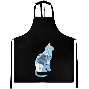 Discover Retro Cat Patchwork Aprons