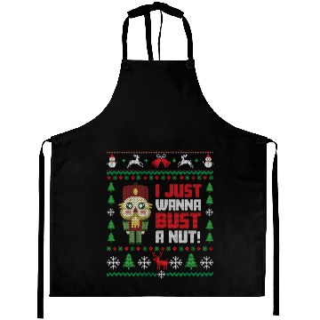 Discover Nutcracker Ugly Christmas Ugly Christmas Saint's Aprons