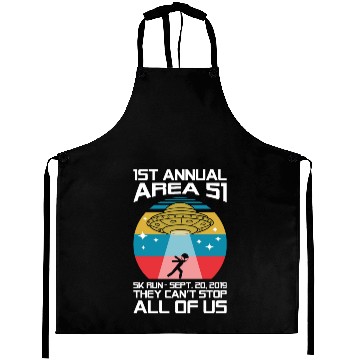 Discover It's Annual Area 51 Alien UFO Aprons