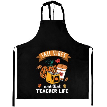 Discover Fall Vibes And That Teacher Life Thanksgiving Aprons