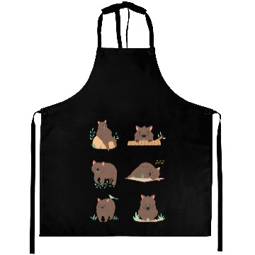 Discover Wombat Sticker Pack Aprons