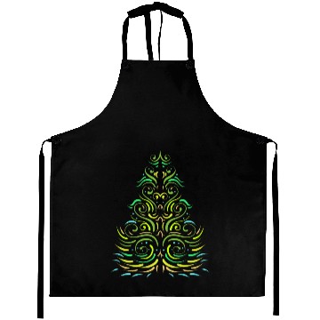 Discover Green Ornaments Christmas Tree For Christmas Aprons