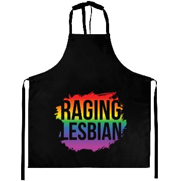 Discover LGBT Gay Pride Lesbian Raging Lesbian Aprons