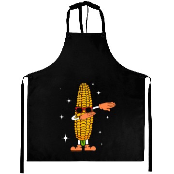Discover Dabbing Corn Funny Agriculture Aprons