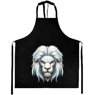 Discover Lion, White Lion Aprons