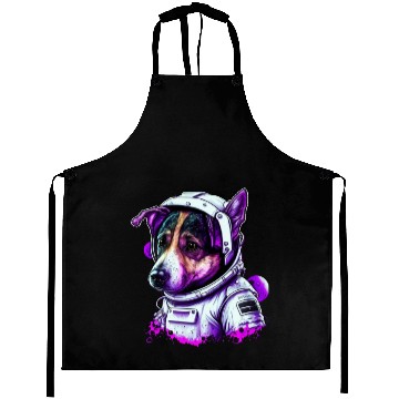 Discover Jack Russell Terrior Space Dog Aprons
